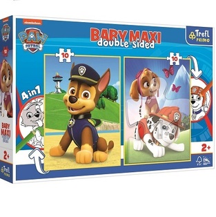 TREFL PRIMO ΠΑΖΛ 10τεμ ΔΙΠΛΗΣ ΟΨΗΣ 4 ΣΕ 1 PAW PATROL 43003