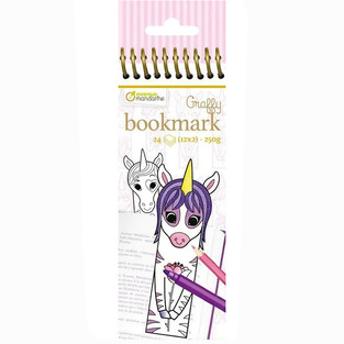 AVENUE MANDARINE GRAFFY BOOKMARK ΜΠΛΟΚ ΖΩΓΡΑΦΙΚΗΣ ΜΕ ΠΡΩΤΥΠΩΜΕΝΑ ΣΧΕΔΙΑ 6x20cm 24φ ΜΟΝΟΚΕΡΟΣ 25GY144