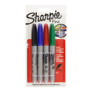 SHARPIE ΑΝΕΞΙΤΗΛΑ ΜΑΡΚΑΔΟΡΑΚΙΑ FINE STANDARD COLOURS 4 ΧΡΩΜΑΤΑ