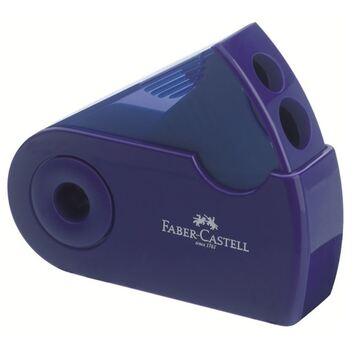 FABER CASTELL ΞΥΣΤΡΑ SLEEVE DOUBLE HOLE BOX ΜΠΛΕ 182701