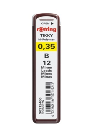 ROTRING ΜΥΤΕΣ ΓΙΑ ΜΗΧΑΝΙΚΟ ΜΟΛΥΒΙ 035 B (ΚΟΥΤΑΚΙ ΤΩΝ 12ΤΜΧ)