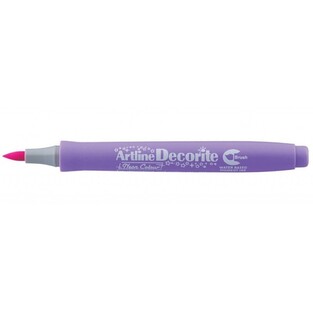 ARTLINE DECORITE BRUSH ΜΑΡΚΑΔΟΡΟΣ ΜΕ ΜΥΤΗ ΠΙΝΕΛΟ NEON ΦΩΣΦΟΡΟΥΧΟ ΜΩΒ