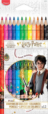 MAPED BABY HARRY POTTER ΣΕΤ ΞΥΛΟΜΠΟΓΙΕΣ COLOR PEPS 12 ΧΡΩΜΑΤΑ 832053