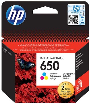 HP 650 COLOUR INKJET CARTRIDGE