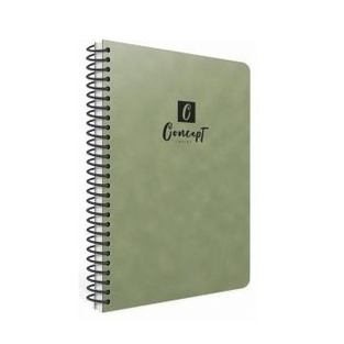 UNIPAP GIPTA ΤΕΤΡΑΔΙΟ ΣΠΙΡΑΛ 17x25cm 2 ΘΕΜΑΤΩΝ 60φ ΠΕΡΦΟΡΕ CONCEPT INSIDE ΧΑΚΙ 30517