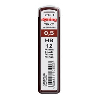 ROTRING ΜΥΤΕΣ ΓΙΑ ΜΗΧΑΝΙΚΟ ΜΟΛΥΒΙ 0.5mm HB (ΚΟΥΤΑΚΙ ΤΩΝ 12τεμ)