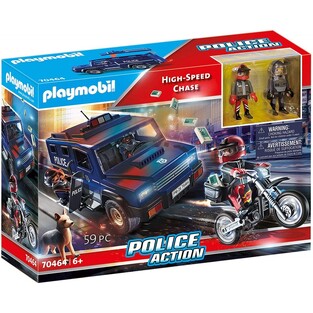 PLAYMOBIL HIGH SPEED CHASE ΑΣΤΥΝΟΜΙΚΗ ΕΠΙΧΕΙΡΗΣΗ ΣΥΛΛΗΨΗΣ ΛΗΣΤΩΝ 70464