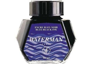 WATERMAN ΜΕΛΑΝΙ ΣΕ ΜΠΟΥΚΑΛΙ ΜΠΛΕ ΜΑΥΡΟ (BLUE BLACK) 50ml