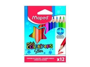 MAPED COLOR PEPS ΞΥΛΟΜΠΟΓΙΕΣ MINI (ΜΙΝΙ) 12 ΧΡΩΜΑΤΑ 832500