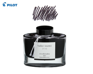 PILOT ΜΕΛΑΝΙ ΓΙΑ ΠΕΝΑ IROSHIZUKU TAKE SUMI ΣΕ ΜΠΟΥΚΑΛΙ ΜΑΥΡΟ 50ML