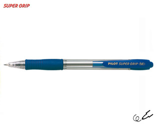 PILOT ΣΤΥΛΟ SUPER GRIP MEDIUM 1.0mm ΜΠΛΕ