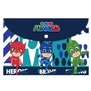 ΦΑΚΕΛΟΣ ΜΕ ΚΟΥΜΠΙ ΠΛΑΣΤΙΚΟΣ A4 (21x29,7cm) PJ MASKS 000484203