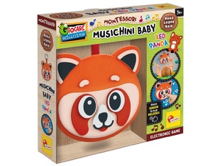 LISCIANI GIOCHI GIOCARE EDUCARE MONTESSORI MUSICHINI BABY ΞΥΛΙΝΟ ΕΚΠΑΙΔΕΥΤΙΚΟ ΠΑΙΧΝΙΔΙ ΜΕ ΜΟΥΣΙΚΗ RED PANDA 05427