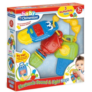 CLEMENTONI BABY ELECTRONIC SOUNDS AND LIGHT KEYS ΗΛΕΚΤΡΟΝΙΚΑ ΚΛΕΙΔΙΑ 17107