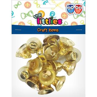 THE LITTLIES ΣΕΤ ΚΑΜΠΑΝΑΚΙΑ ΜΕΤΑΛΛΙΚΑ ΧΡΥΣΑ 2cm 18τεμ 646610
