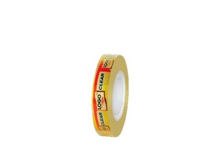 LOGO TAPE ΣΕΛΟΤΕΙΠ 1,2cm x 33m CLEAR 66ΔΑ310