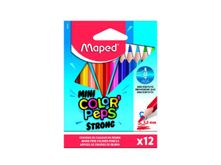 MAPED MINI ΚΟΝΤΕΣ ΞΥΛΟΜΠΟΓΙΕΣ STRONG 12 ΧΡΩΜΑΤΑ 862812