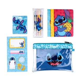 ERIK ΣΕΤ ΜΕ ΣΧΟΛΙΚΑ ΕΙΔΗ ΣΕ ΔΙΑΦΑΝΗ ΚΑΣΕΤΙΝΑ DISNEY LILO AND STITCH KPGE004