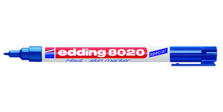 EDDING 8020 ΜΑΡΚΑΔΟΡΟΣ ΓΙΑ ΤΟ ΔΕΡΜΑ ΜΠΛΕ