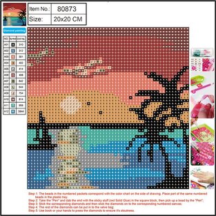 CENTRUM DIAMOND PAINTING KIT 5D (ΧΑΝΤΡΕΣ) 20x20cm ΤΟΠΙΟ 80873