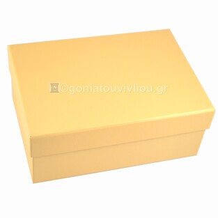 I TOTAL ΚΟΥΤΙ ΑΠΟΘΗΚΕΥΣΗΣ ΧΑΡΤΙΝΟ ΜΕ ΚΑΠΑΚΙ 21x15x8,5cm XL2545 ΚΙΤΡΙΝΟ