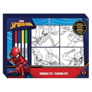 ΣΕΤ ΖΩΓΡΑΦΙΚΗΣ SPIDERMAN (ΠΕΡΙΕΧΕΙ 4 ΚΑΜΒΑΔΕΣ 12,5x12,5cm ΚΑΙ 4 ΜΑΡΚΑΔΟΡΟΥΣ) 508324