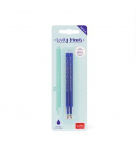 LEGAMI ΑΝΤΑΛΛΑΚΤΙΚΟ ΓΙΑ ΣΤΥΛΟ GEL PEN LOVELY FRIENDS 0.5mm 2τεμ ΜΠΛΕ REFCPP0002