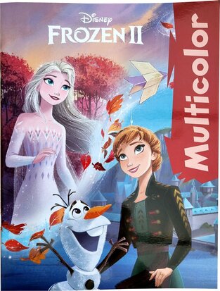 DISNEY ΒΙΒΛΙΟ ΖΩΓΡΑΦΙΚΗΣ ΜΕ ΠΡΟΤΥΠΩΜΕΝΑ ΣΧΕΔΙΑ FROZEN 2 16φ 400000