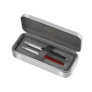 PARKER ΣΕΤ 2 ΔΥΟ ΣΤΥΛΟ JOTTER ORIGINAL BP ΣΕ ΜΕΤΑΛΛΙΚΟ ΚΟΥΤΙ BLACK RED