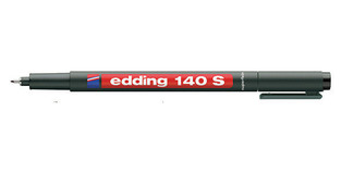 EDDING 140 S ΜΑΡΚΑΔΟΡΟΣ ΔΙΑΦΑΝΕΙΩΝ ΑΝΕΞΙΤΗΛΟΣ 0.3mm ΜΑΥΡΟΣ No1