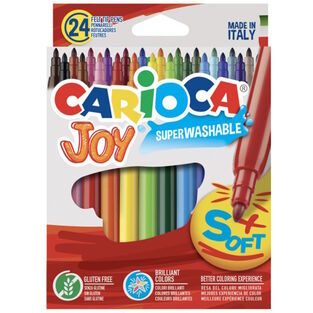 CARIOCA ΜΑΡΚΑΔΟΡΟΙ JOY SUPERWASHABLE 24 ΧΡΩΜΑΤΑ 40615