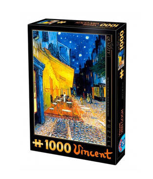 D TOYS ΠΑΖΛ 1000 ΤΕΜΑΧΙΩΝ 68x47cm CAFFE TERRACE AT NIGHT VINCENT VAN GOGH 66916VG09