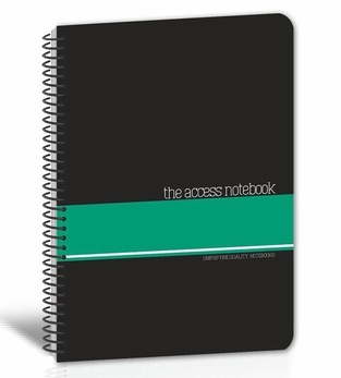 UNIPAP ΤΕΤΡΑΔΙΟ ΣΠΙΡΑΛ 17x25cm 1 ΘΕΜΑΤΟΣ 30φ THE ACCESS NOTEBOOK ΠΡΑΣΙΝΟ 35605