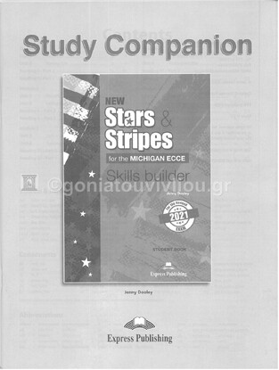 NEW STARS AND STRIPES MICHIGAN ECCE SKILLS BUILDER STUDY COMPANION (NEW FORMAT FOR EXAMS 2021)