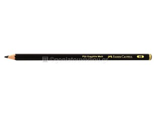 FABER CASTELL ΜΟΛΥΒΙ ΣΧΕΔΙΟΥ ΜΑΥΡΟ PITT GRAPHITE MATT 115204 4B