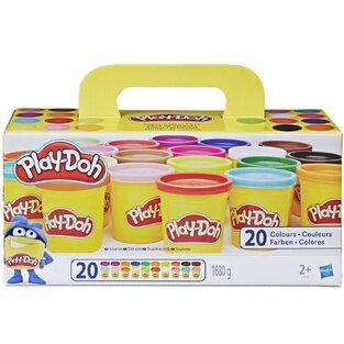 HASBRO PLAY DOH ΣΕΤ ΠΛΑΣΤΟΖΥΜΑΡΑΚΙΑ SUPER COLOR 20τεμ A7924