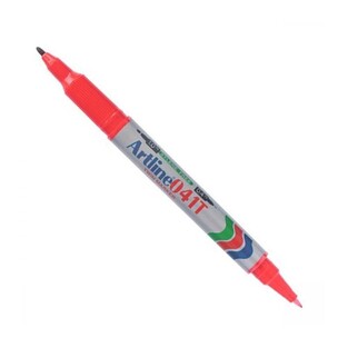 ARTLINE 041T TWIN MARKER ΑΝΕΞΙΤΗΛΟΣ ΜΑΡΚΑΔΟΡΟΣ ΚΟΚΚΙΝΟΣ ΜΕ ΔΙΠΛΗ ΜΥΤΗ