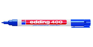 EDDING 400 ΜΑΡΚΑΔΟΡΑΚΙ ΑΝΕΞΙΤΗΛΟ 1MM ΜΠΛΕ 3