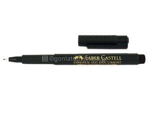 FABER CASTELL ΜΑΡΚΑΔΟΡΑΚΙ FINEPEN 1511 ΜΑΥΡΟ 151199