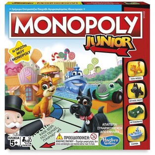 HASBRO ΕΠΙΤΡΑΠΕΖΙΟ ΠΑΙΧΝΙΔΙ MONOPOLY JUNIOR 69840