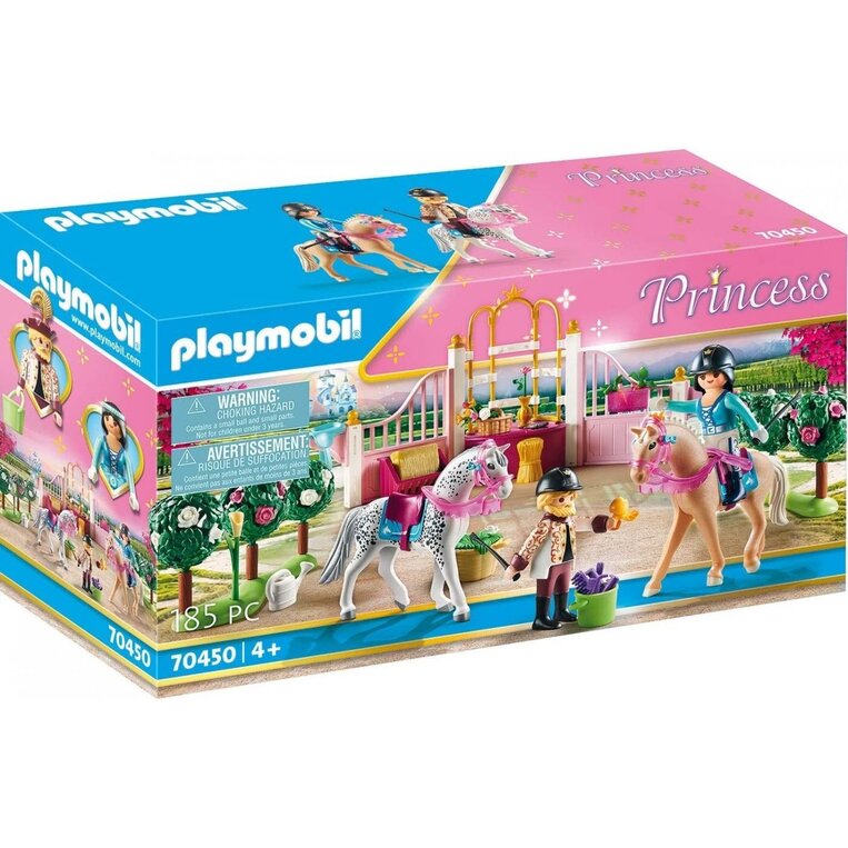 PLAYMOBIL PRINCESS ΜΑΘΗΜΑΤΑ ΙΠΠΑΣΙΑΣ ΣΤΟΝ ΒΑΣΙΛΙΚΟ ΣΤΑΒΛΟ 70450