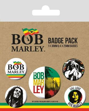 PYRAMID INTERNATIONAL ΣΕΤ ΚΟΝΚΑΡΔΕΣ BOB MARLEY 5τεμ BP80646