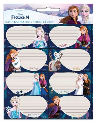 GIM ΕΤΙΚΕΤΕΣ ΤΕΤΡΑΔΙΩΝ 2τεμ FROZEN 2 77181446