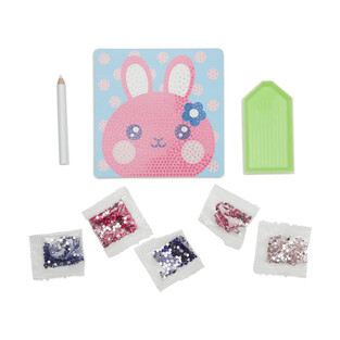 OOLY RAZZLE DAZZLE MINI GEM ART KIT BOUNCY BUNNY 161086