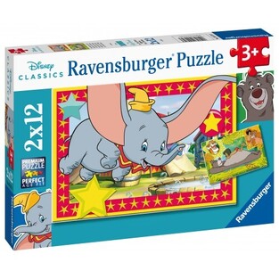 RAVENSBURGER ΠΑΖΛ 2x12τεμ ΤΟ ΒΙΒΛΙΟ ΤΗΣ ΖΟΥΓΚΛΑΣ 05575