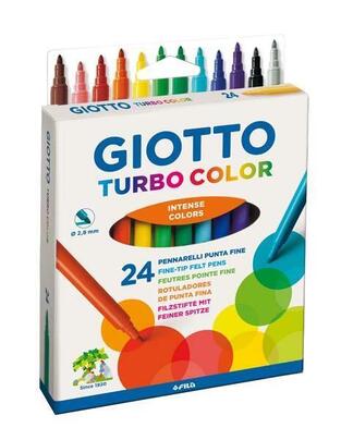 GIOTTO ΜΑΡΚΑΔΟΡΟΙ ΛΕΠΤΟΙ TURBO COLOR 24 ΧΡΩΜΑΤΑ 071500