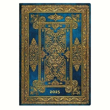 2025 ΗΜΕΡΟΛΟΓΙΟ ΗΜΕΡΗΣΙΟ PAPERBLANKS MIDI 13x18cm BLUE LUXE DED5765