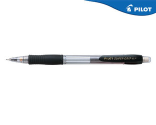 PILOT ΜΗΧΑΝΙΚΟ ΜΟΛΥΒΙ SUPER GRIP 0.7mm ΜΑΥΡΟ