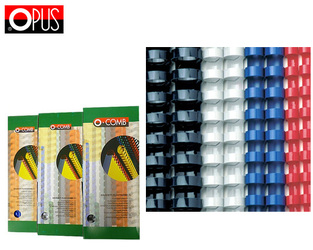 OPUS O COMB ΣΠΙΡΑΛ ΒΙΒΛΙΟΔΕΣΙΑΣ ΠΛΑΣΤΙΚΟ ΜΑΥΡΟ 1.2cm 105φ 80gr