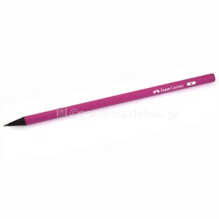 FABER CASTELL ΜΟΛΥΒΙ BLACK PASTEL (ΠΑΣΤΕΛ) ΜΑΤ ΜΑΥΡΟ ΞΥΛΟ ΡΟΖ HB